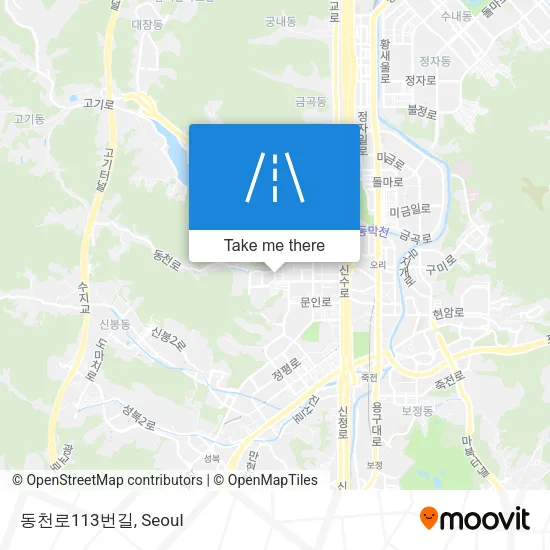 동천로113번길 map