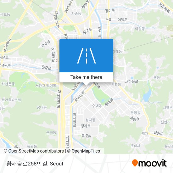 황새울로258번길 map