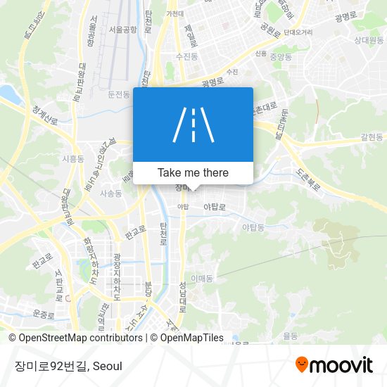 장미로92번길 map