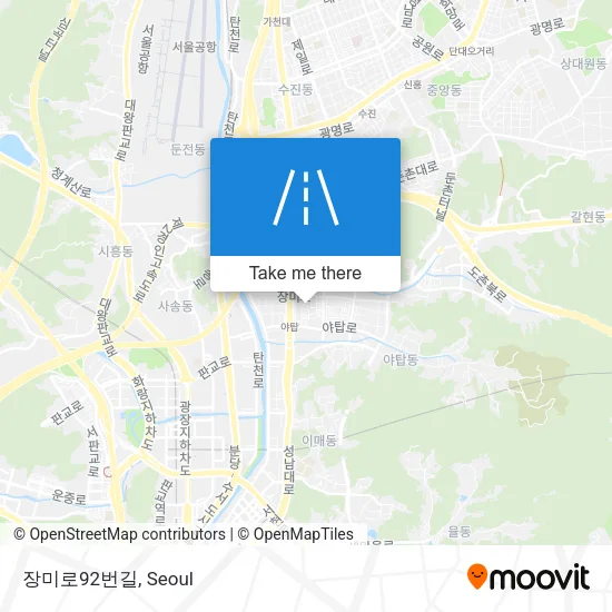 장미로92번길 map