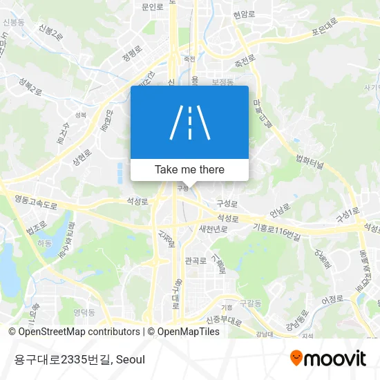 용구대로2335번길 map