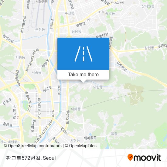 판교로572번길 map
