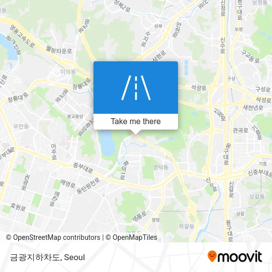 금광지하차도 map