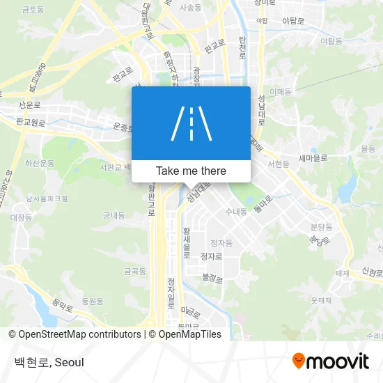 백현로 map