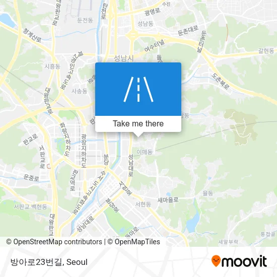 방아로23번길 map