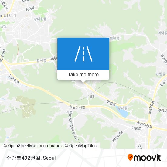 순암로492번길 map