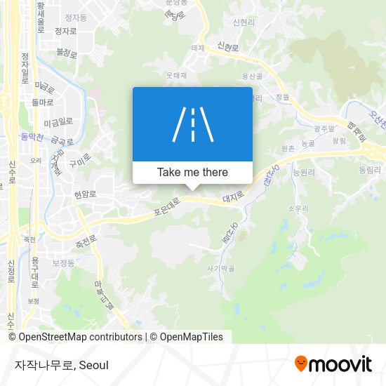 자작나무로 map