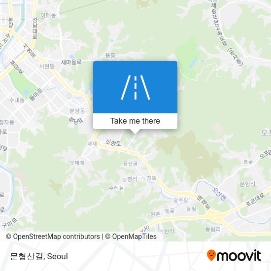 문형산길 map