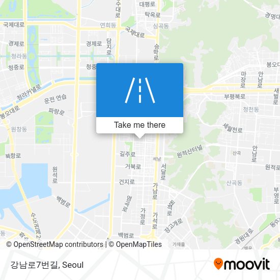 강남로7번길 map