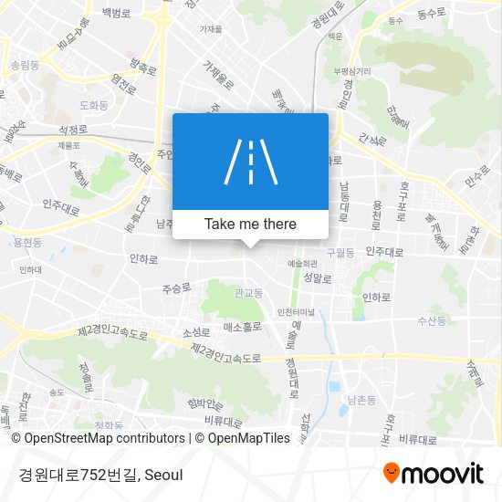 경원대로752번길 map