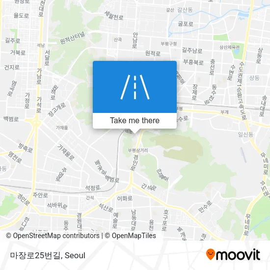 마장로25번길 map