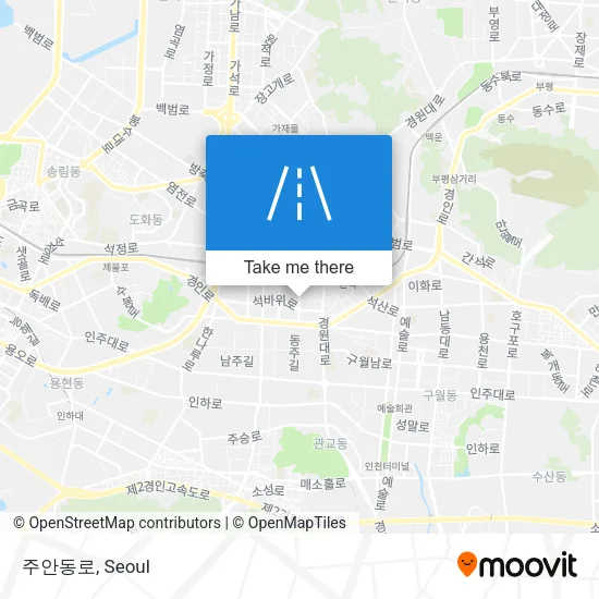 주안동로 map