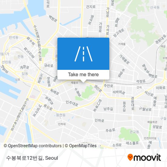 수봉북로12번길 map