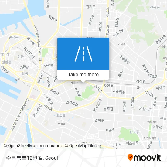 수봉북로12번길 map