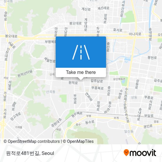 원적로481번길 map