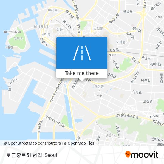 토금중로51번길 map