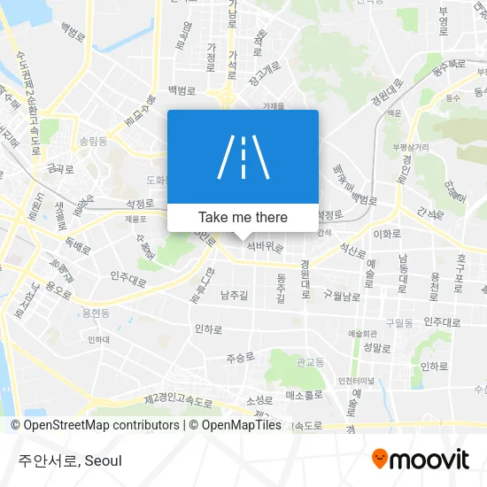 주안서로 map