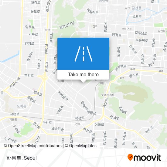함봉로 map