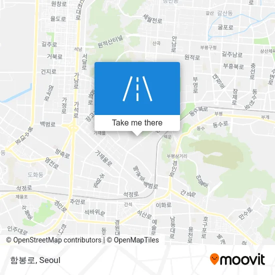 함봉로 map