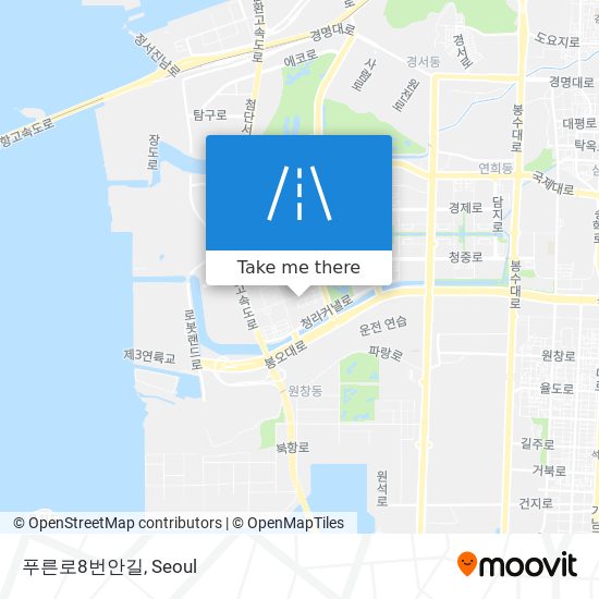 푸른로8번안길 map