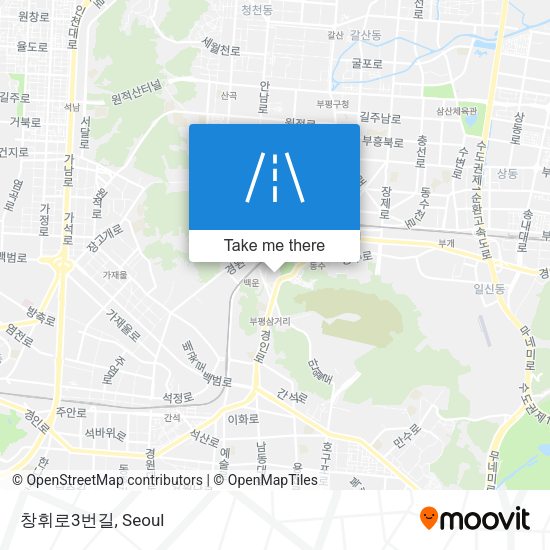 창휘로3번길 map