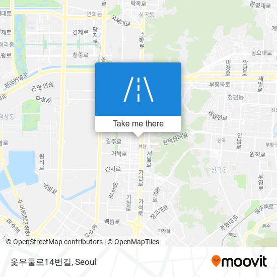 옻우물로14번길 map