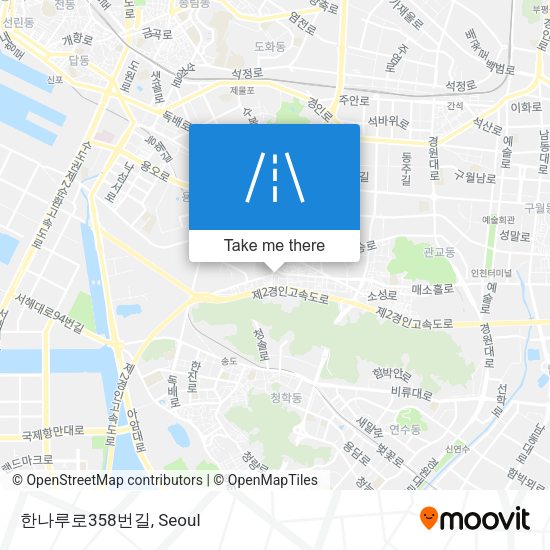한나루로358번길 map