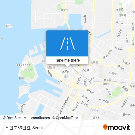 우현로83번길 map