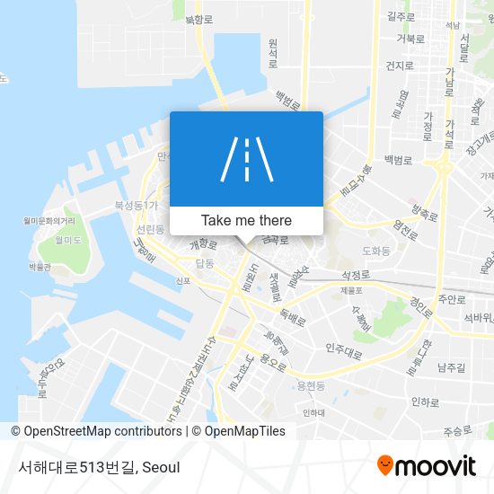 서해대로513번길 map