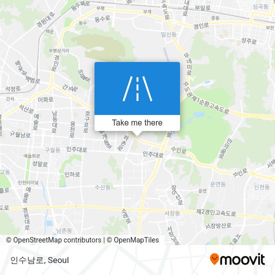 인수남로 map