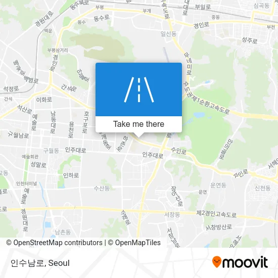 인수남로 map