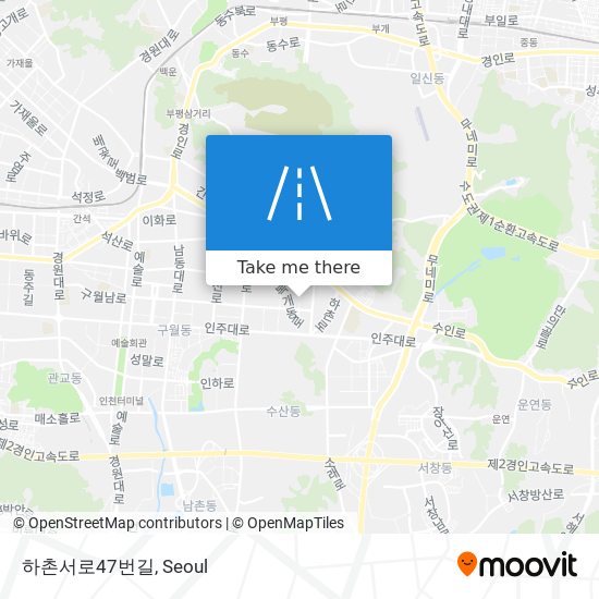 하촌서로47번길 map