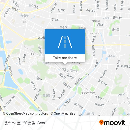 함박뫼로120번길 map