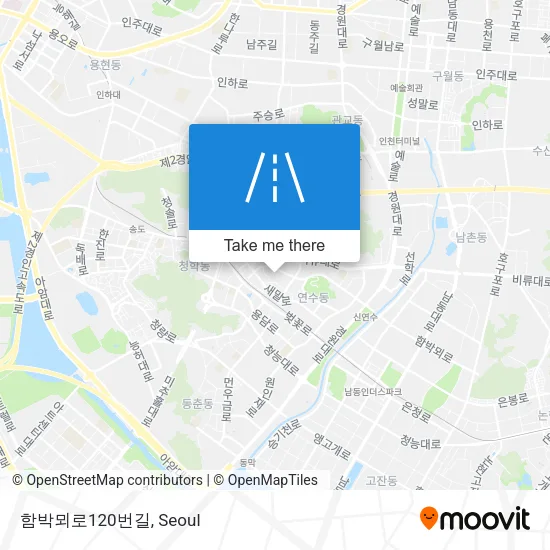 함박뫼로120번길 map
