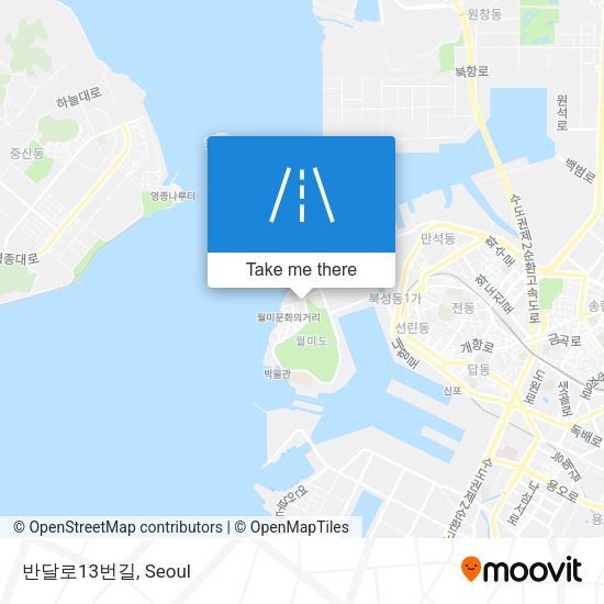 반달로13번길 map