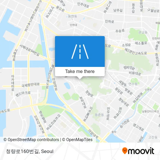 청량로160번길 map