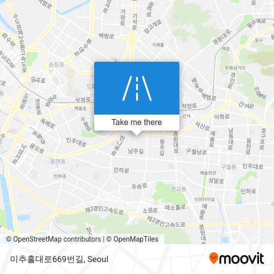 미추홀대로669번길 map