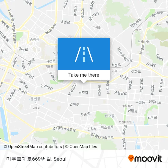 미추홀대로669번길 map