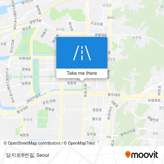 담지로8번길 map