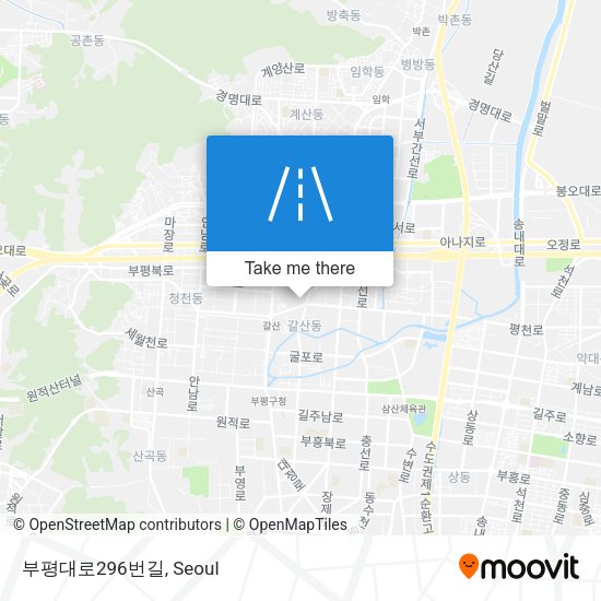 부평대로296번길 map