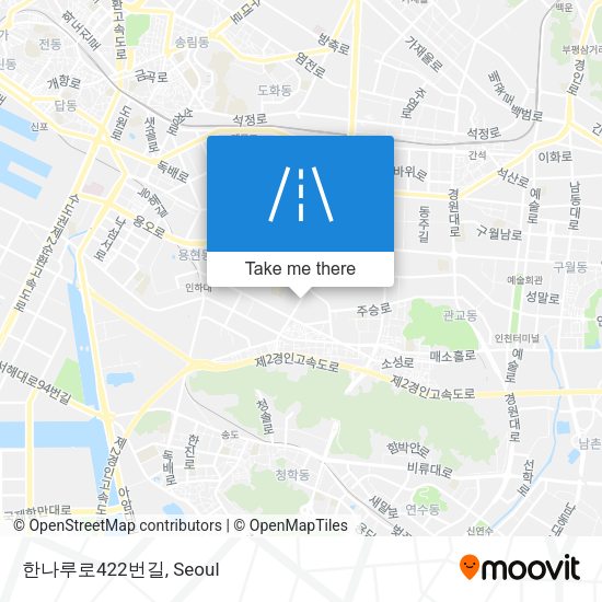 한나루로422번길 map