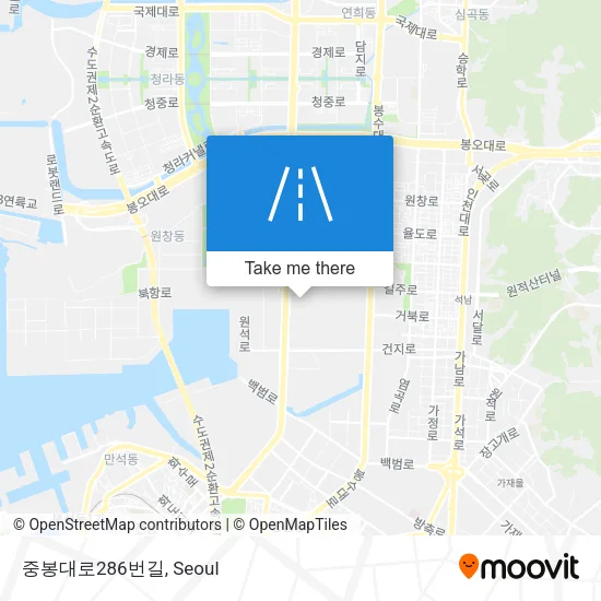 중봉대로286번길 map