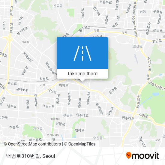백범로310번길 map