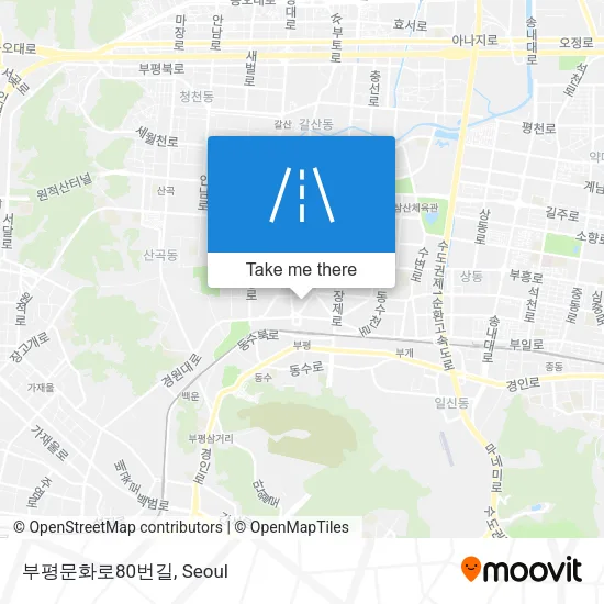 부평문화로80번길 map