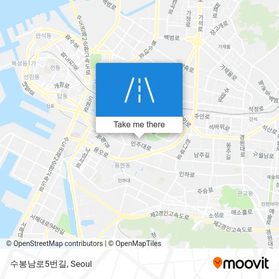 수봉남로5번길 map
