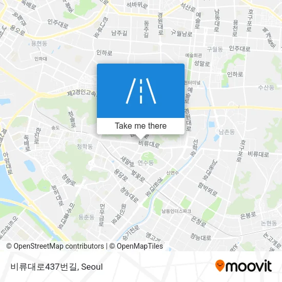 비류대로437번길 map