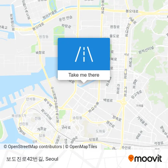 보도진로42번길 map