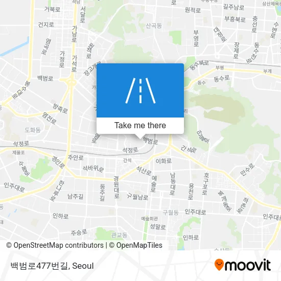 백범로477번길 map