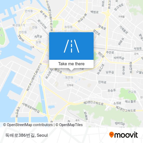 독배로386번길 map