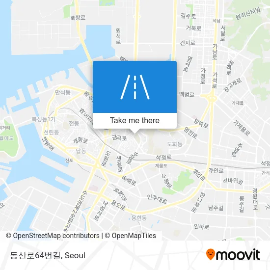 동산로64번길 map